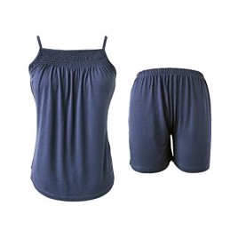 Sleepy Time Women's Bamboo Pajamas Night Sweat Moisture Wicking Sleepwear -Summer Style