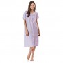 Casual Nights Women's Short Sleeve Eyelet Embroidered House Dress