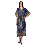 eloria Cotton Women's Long Kaftan Dress Maxi Caftan Dress Gown Top Night Dress Free Size