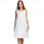 Hotouch Women's Comfort Cotton Nightshirt Sleeveless Sleepwear Nightgowns S-XXL