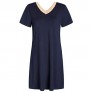 Latuza Women's V-neck Sleep Dress Jersey Nightgown