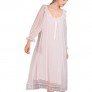 Women's Victorian Nightgown Long Sheer Vintage Nightdress Lace Lounge Sleepwear Mesh Cotton Pajamas