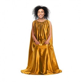 Fidelis Yoni Steam Gown (Gold) Bath Robe Full Body Covering V Steam for Women Gown Cape Yoni Steam Chair Body fit Dresses queen v products for women