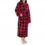 PAVILIA Plush Robe Women  Fluffy Soft Bathrobe  Luxurious Fuzzy Warm Spa Robe