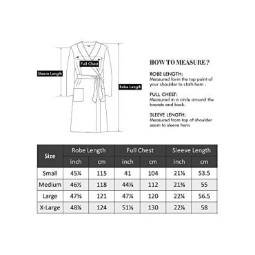 SIORO Waffle Robes for Women Long Cotton robes for Spa Knit Lightweight Shawl Bathrobe Ladies Nightwear S-XL