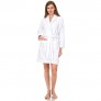 TowelSelections Women's Robe  Plush Fleece Short Spa Bathrobe