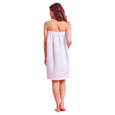 Women Spa/Bath Wrap with Pocket - Soft Light Adjustable Closure - Quick Dry
