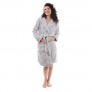 Women's Premium Fleece Hooded Robe - Ultra Plush Bathrobe Loungewear Relaxing Sleepwear Gifts For Women