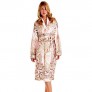 Wrap Up by VP Pink Pearl Microfiber Long Robe  S/M