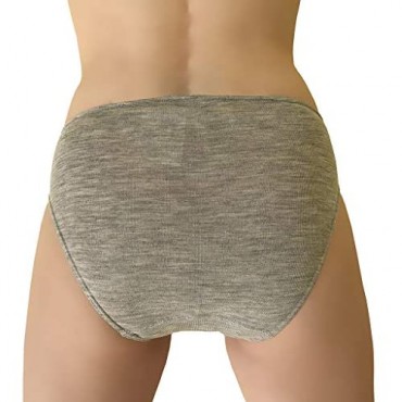 Women’s Thermal Panties Briefs: Moisture Wicking Merino Wool Silk