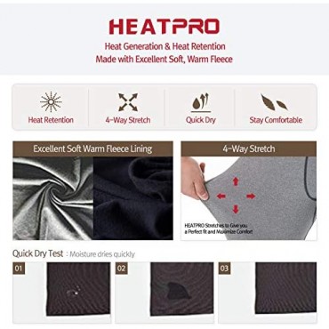 Feelvery Women's HEATPRO Thermal Underwear for Women Ultra Soft Fleece Lined Thermal Winter Base Layers Long Johns Set