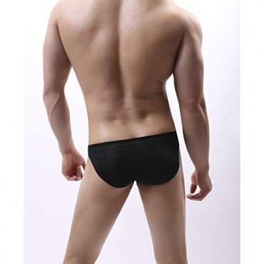 BRAVE PERSON Sexy Breathable Gauze Fabric Printing Briefs Men's Bikini Underwear B1124