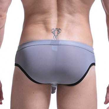 Mendove Sexy Men's Smooth Bikini Briefs Airplane Underwear
