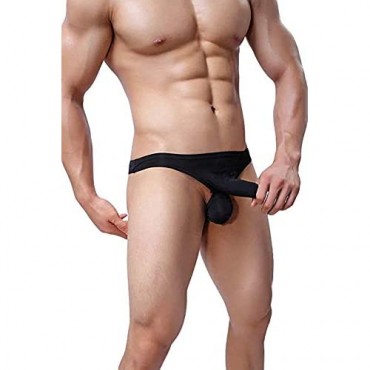 Naturemore Men's Sexy Elephant Nylon Underwear Briefs Trunk 3 Pack