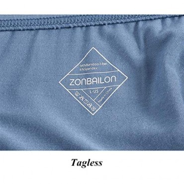 ZONBAILON Men's Thongs Underwear G-String T-Back Quick-Drying Low Rise Tagless