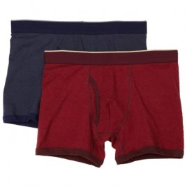 Bottoms Out Mens Basic Underwear Solid Heather Jersey Trunk