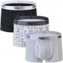 JINSHI Men's Trunk Underwear Bamboo Ultra Soft Breathable Underwear Trunks Inseam 3" 3-PACK/6-PACK
