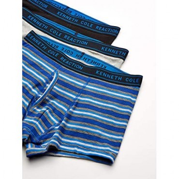 Kenneth Cole Reaction Men's Underwear Cotton Spandex Trunk Multipack