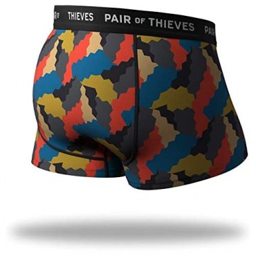 Pair of Thieves Super Fit Men’s Trunks 3 Pack Underwear AMZ Exclusive