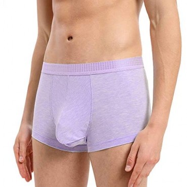 Separatec Men's Underwear Soft Micro Modal Comfort Fit Separate Pouch Trunks 3 Pack