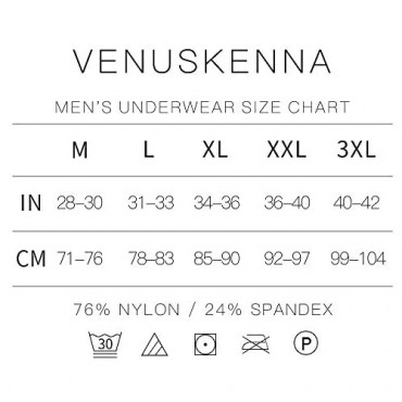 Venuskenna Men's Classic Fit Ice Silk Trunks Tagless and Seamless Quick Dry Breathable Underwear No Ride Up 1 Pack or 4 Pack
