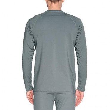 BALEAF Men's Heavyweight Thermal Shirt Fleece Baselayer Long Sleeve Crewneck Top