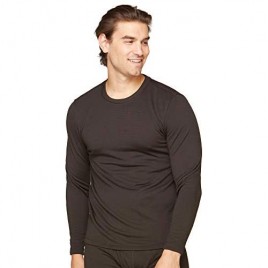 Colossum Outdoors Men’s Multi Level Base Layer Cold Weather Long Sleeve Thermal Top (X-Large  Level 3- Mid Weight) Black