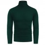 DOSWODE Men Turtleneck Shirts Casual Slim Fit Basic Tops Thermal Pullover Tops