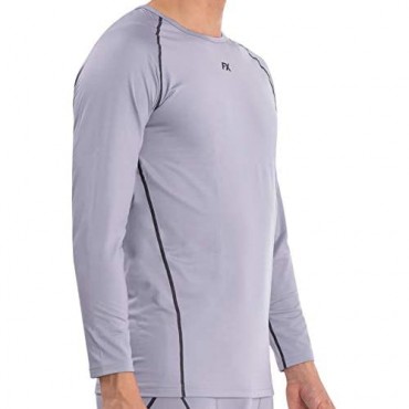 FITEXTREME MAXHEAT Mens Thermal Underwear Tops Long Johns Shirt with Fleece Lined