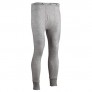 Indera Men's Tall Two-Layer Performance Thermal Underwear Pant with Silvadur  Heather Grey  3X