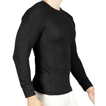 Joe Boxer Thermal Crew Tops - Base Layer Shirt - Long Sleeve Undershirt
