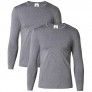 LAPASA Men's 1 or 2 Pack Thermal Underwear Tops Fleece Lined Base Layer Top M09