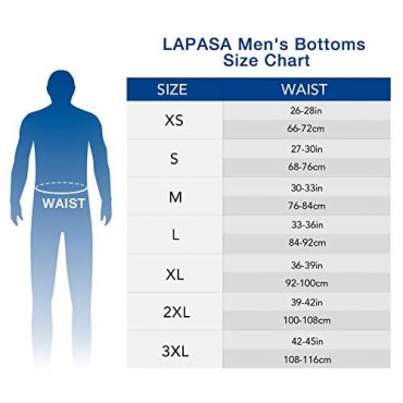 LAPASA Men's 100% Merino Wool Thermal Underwear Pants Long John Leggings Base Layer Bottom M30