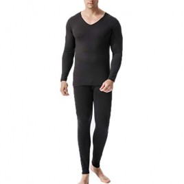 Litteking Men's Thermal Underwear Set Soft Lined Long Johns Base Layer Top and Bottom Set
