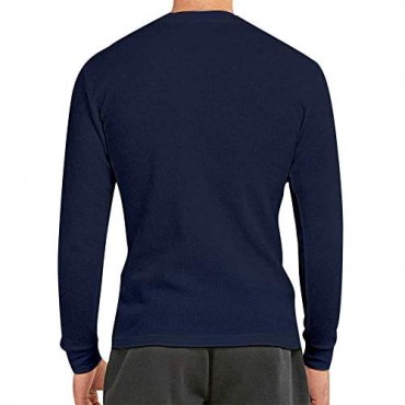 Mens Fashion Long Sleeve T Shirt Crewneck Sweatshirts Pullover Thermal Underwear Top