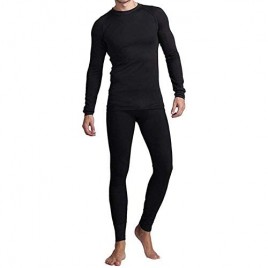 Mens Thermal Underwear Set  Fleece Long Johns for Men Extreme Cold Winter