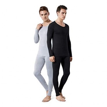 Men’s Thermal Underwear Set Long Johns Top & Bottom Thermal Underwear for Men