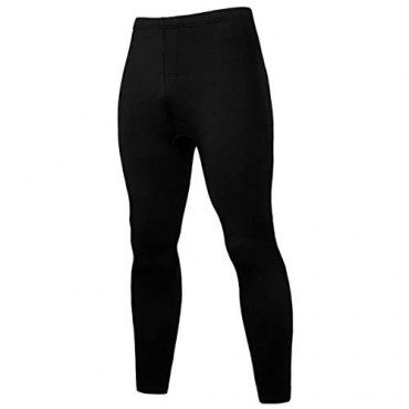 Mens Ultra Soft Thermal Underwear Set Winter Warm Base Layers Tight Long Johns Tops and Bottom Set with Fleece Lined