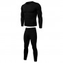 Mens Ultra Soft Thermal Underwear Set Winter Warm Base Layers Tight Long Johns Tops and Bottom Set with Fleece Lined