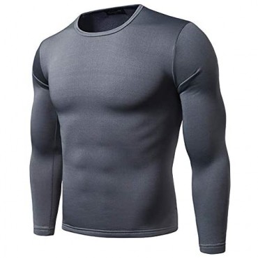 Men's Winter Ultra Soft Thermal Underwear Long Johns Set with Fleece Lined Base Layer Top and Bottom