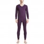 Warmfort Men's Soft Wintergear Cotton Thermal Underwear  Mens Classic Midweight Long Johns Set with Fleece Lined