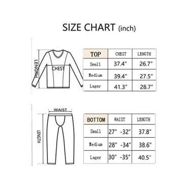 WARMII Men's Thermal Underwear Sets |Warm Long Johns for Men | Soft Lightweight Winter Long Underwear