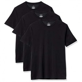 Brand - Buttoned Down Men's 3-Pack Supima Cotton Stretch Crew Neck Undershirts