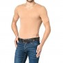 Covert Men's Invisible Undershirt  Slim-Fitting Flesh Color Lightweight Cotton  Oeko-Tex 100 Certified  XS-XXL