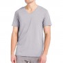 Fishers Finery Men's Soft Stretch Cotton V Neck T-Shirt (Sky  XXL) Grey