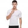 Gotop Mens Compression Shirt Shaper Vest Chest Shirt Slimming Body Tank Tops Abs Abdomen Undershirts