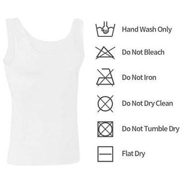 GSKS Mens Slimming Shirt Body Shaper Shapewear Tank Top Chest Compression Vest