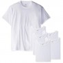 Hanes Men's 6-Pack FreshIQ Crew T-Shirt (Large (42-44)  White)