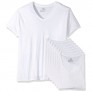 Hanes Men's 7-Pack Comfortsoft Tagless V-Neck T-Shirt (Bonus Pack)  White  X-Large