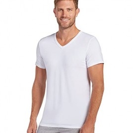Jockey Men's T-Shirts Slim Fit Cotton Stretch V-Neck T-Shirt - 2 Pack